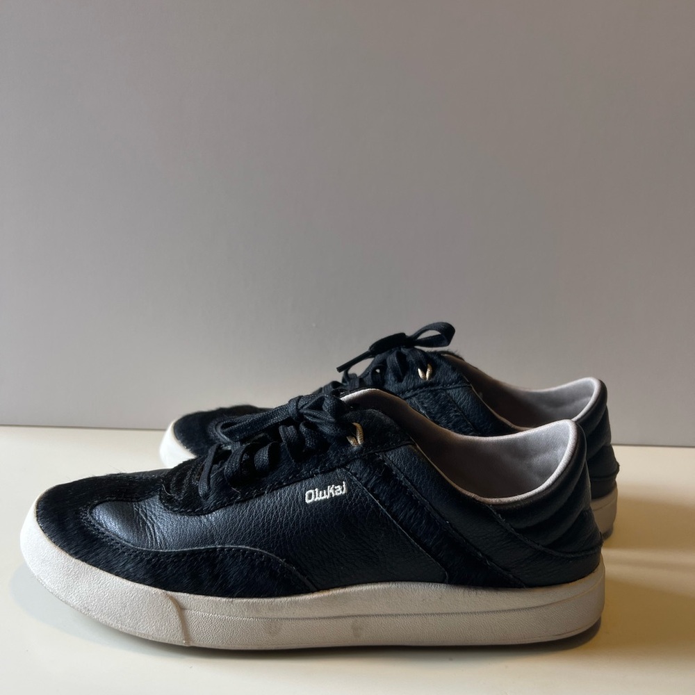 OluKai Black Kilea Sneakers